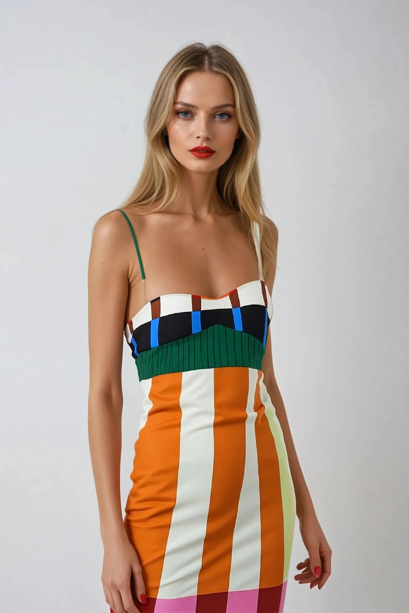 Serena - Strap Midi Dress