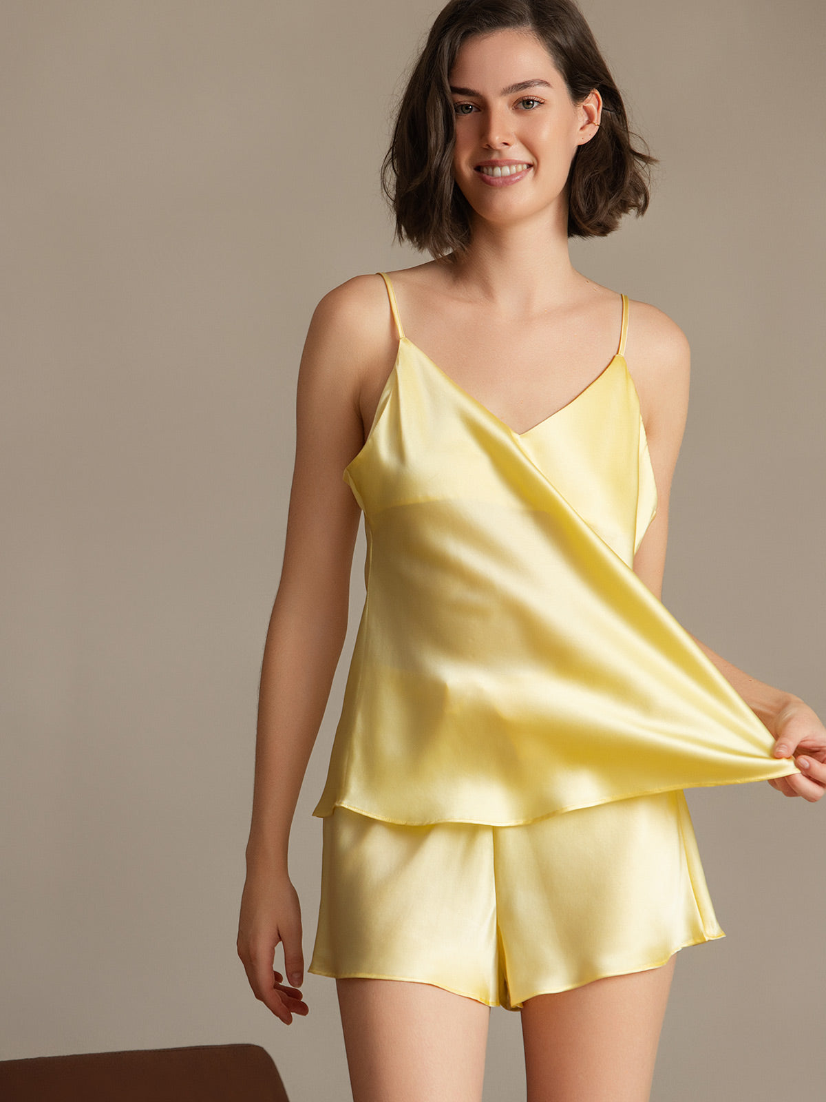 Silken Serenity Luxury Cami & Shorts Set