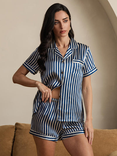 Timeless Stripes Pure Silk Pajamas