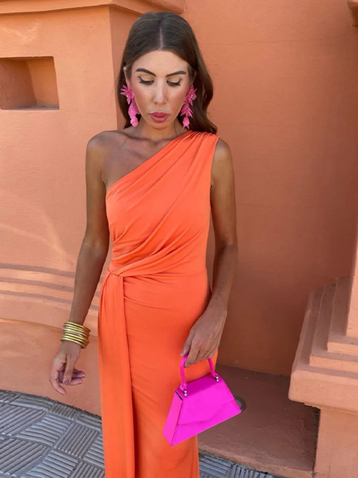 Lia™ | Elegante Vestito Lungo Asimmetrico per Occasioni Speciali