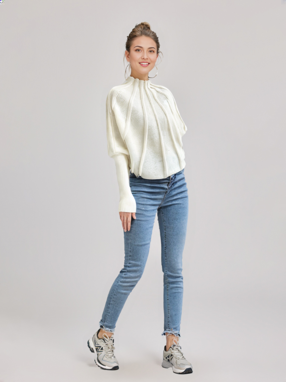 Simple Dolman Sleeve Sweater