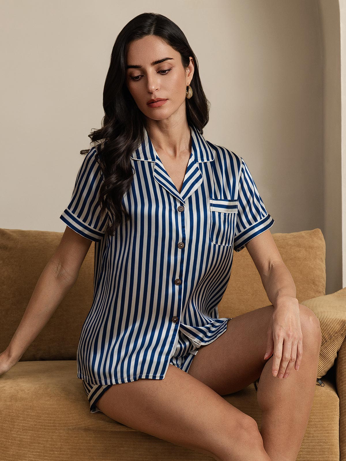 Timeless Stripes Pure Silk Pajamas