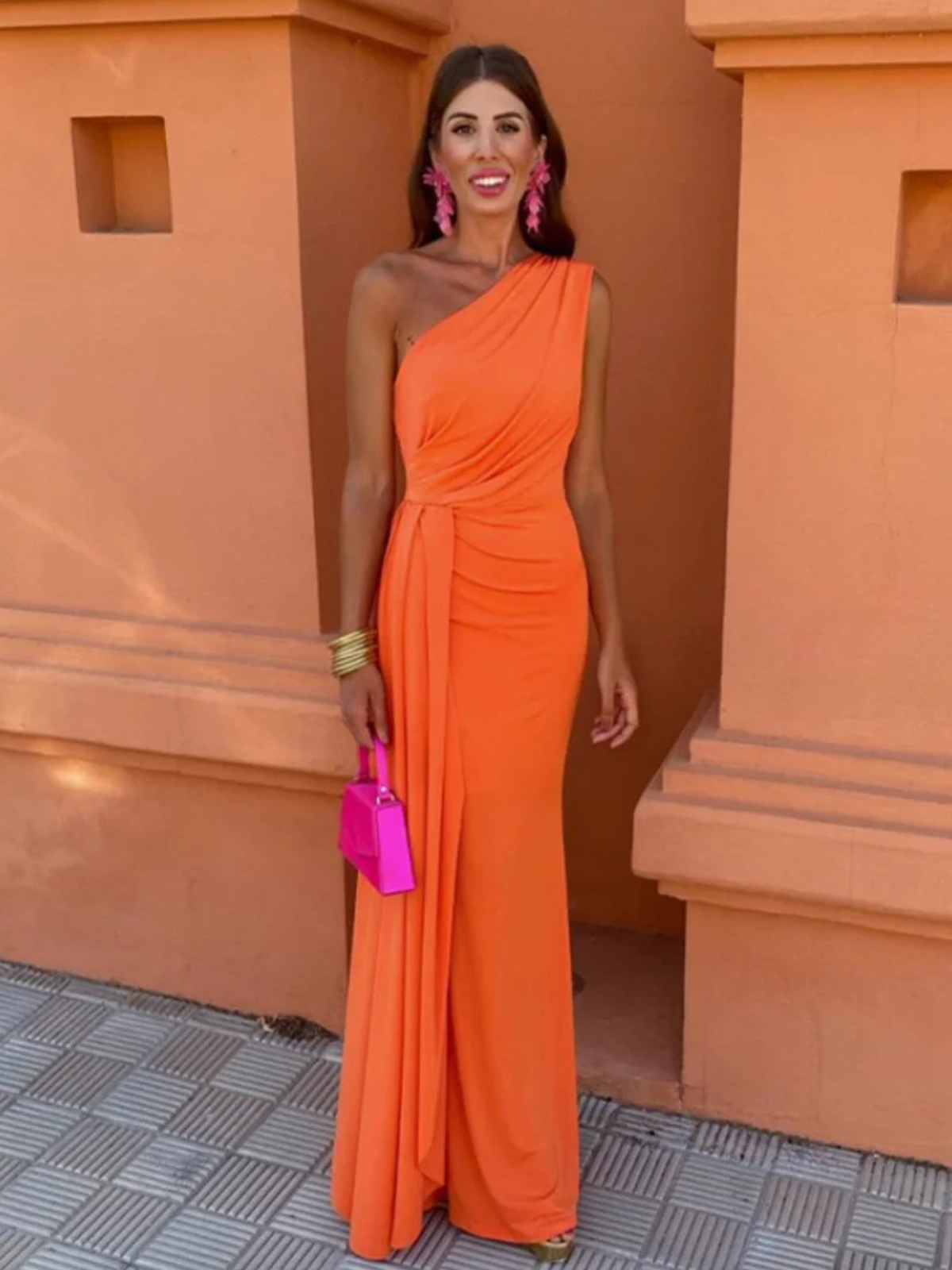 Lia™ | Elegante Vestito Lungo Asimmetrico per Occasioni Speciali