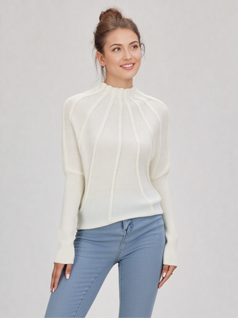 Simple Dolman Sleeve Sweater