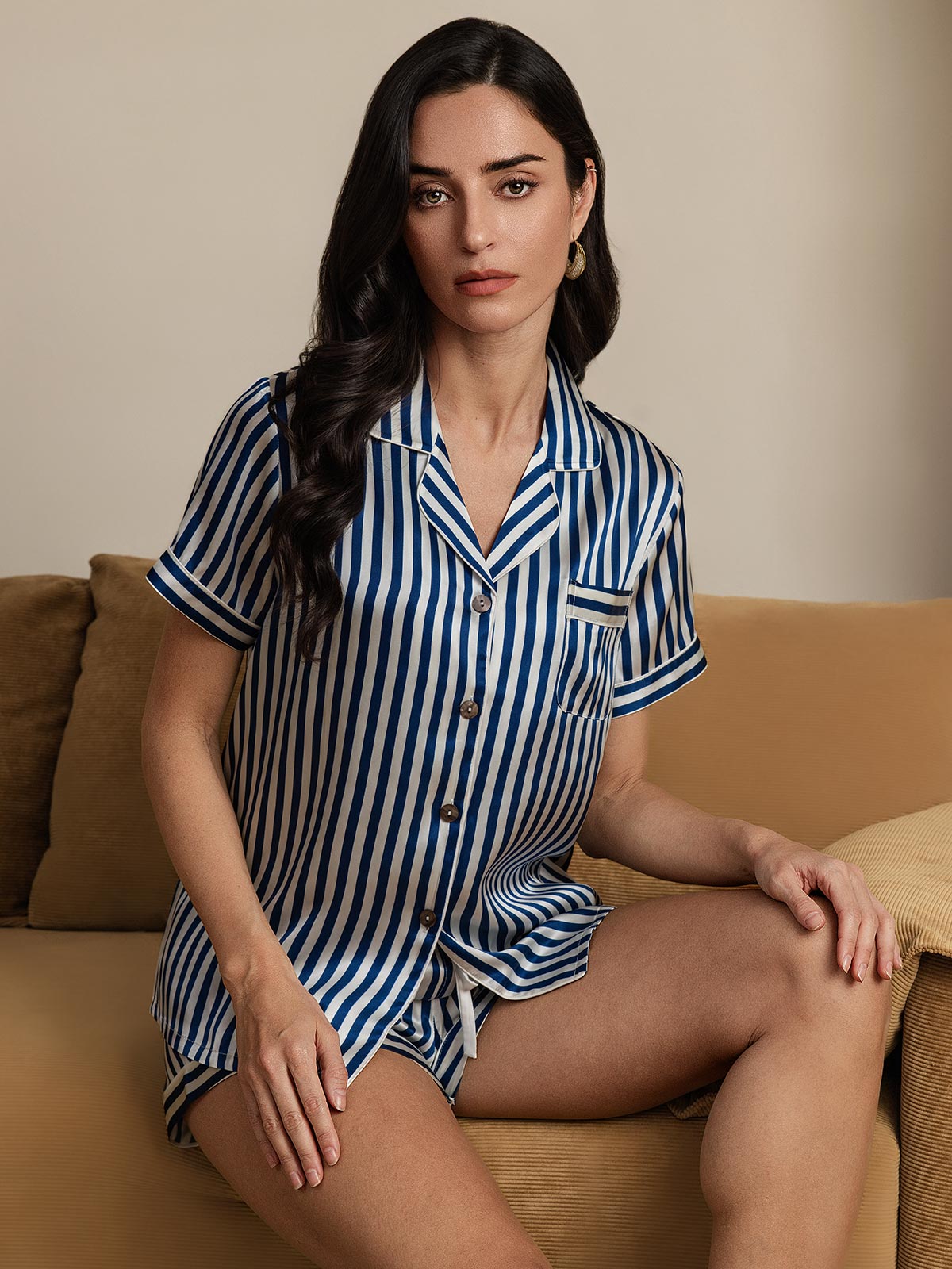 Timeless Stripes Pure Silk Pajamas