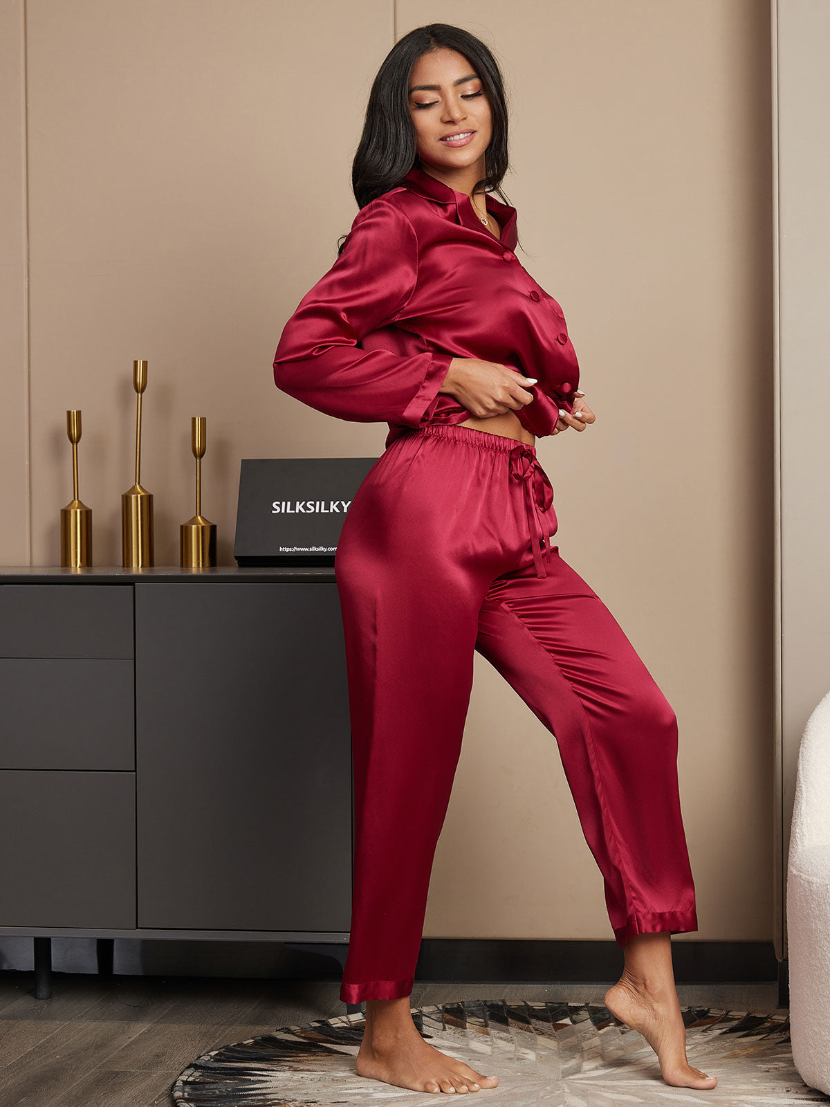 Classic Charm Pure Silk Sleepwear