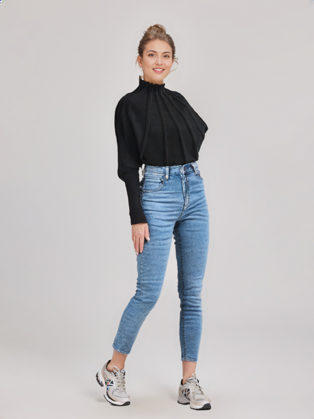 Simple Dolman Sleeve Sweater