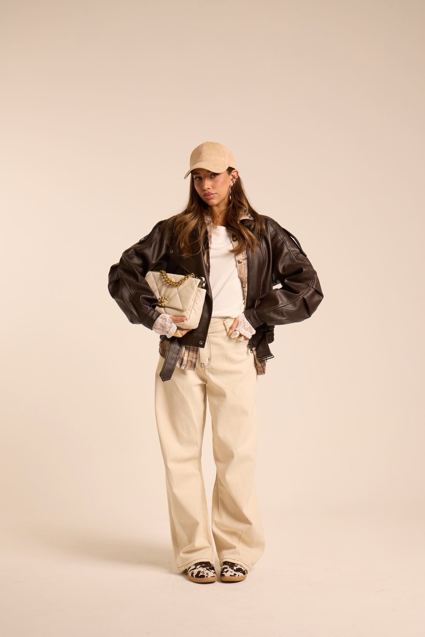 Rockin Faux Leather Jacket