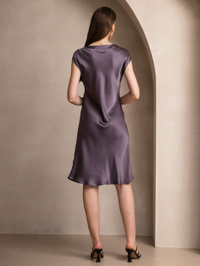 Elegante Camisola in Pura Seta Con Scollo a V