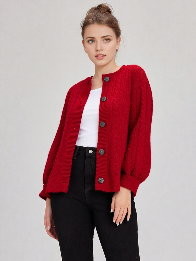 Lorenza | Cable Cardigan