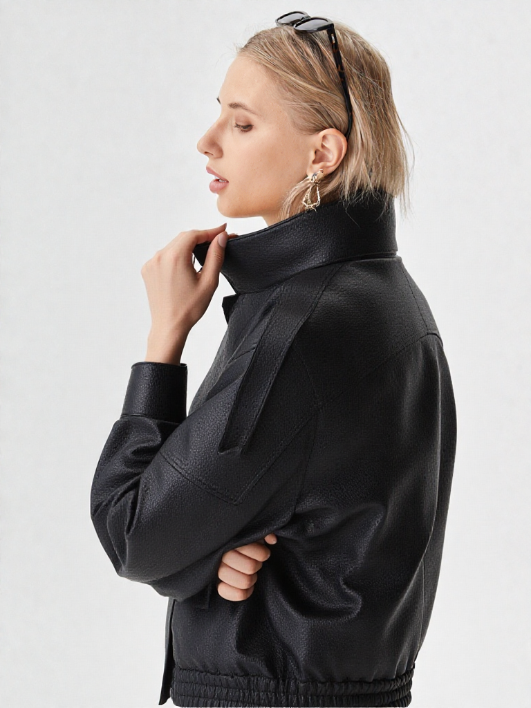 Noir Luxe Moto Jacket
