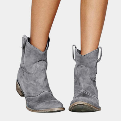 Elena | Elegant Western Ankle Boots