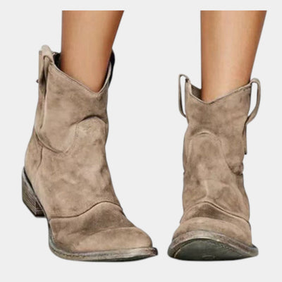 Elena | Elegant Western Ankle Boots