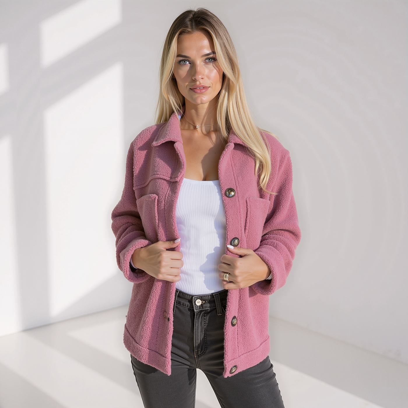 Selina Fleece Fall Jacket