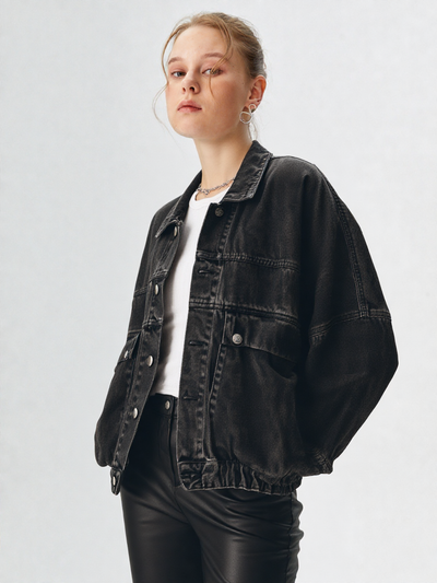 Bomber Denim Jacket