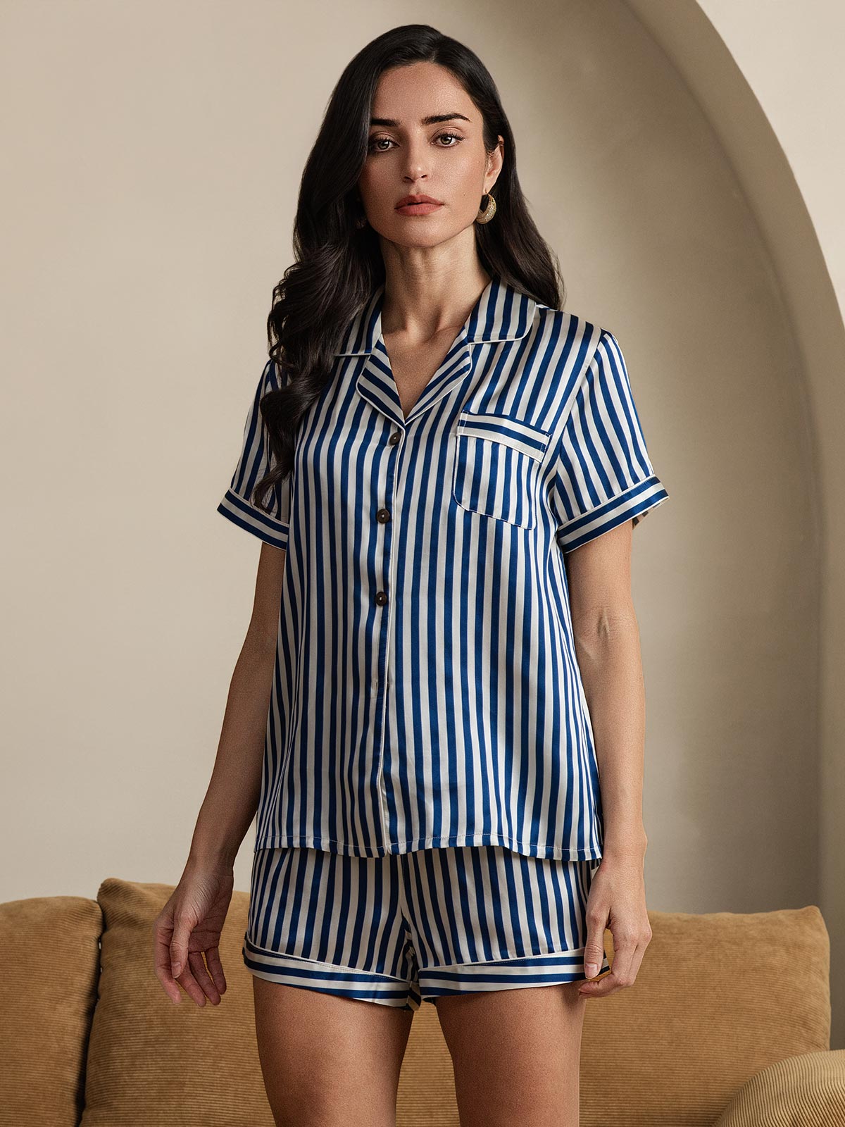 Timeless Stripes Pure Silk Pajamas