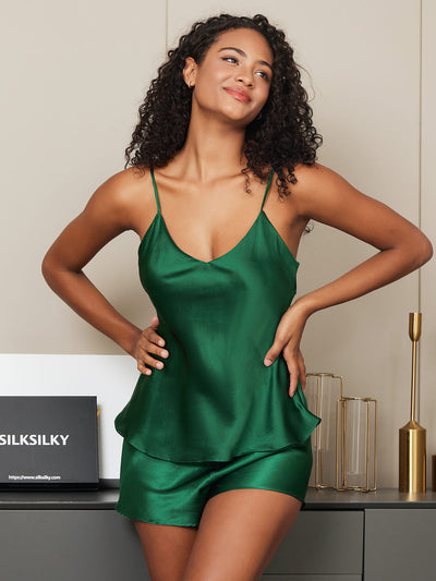 Cinghia di spaghetti pura seta canotta Pjs Set